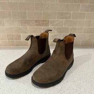 Blundstone 585 Rustic Brown Chelsea Boots Premium Leather Size 9 Women’s